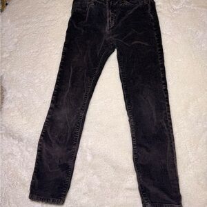 J.Crew Crewcuts charcoal straight leg stretch corduroy pants kids boy size 7